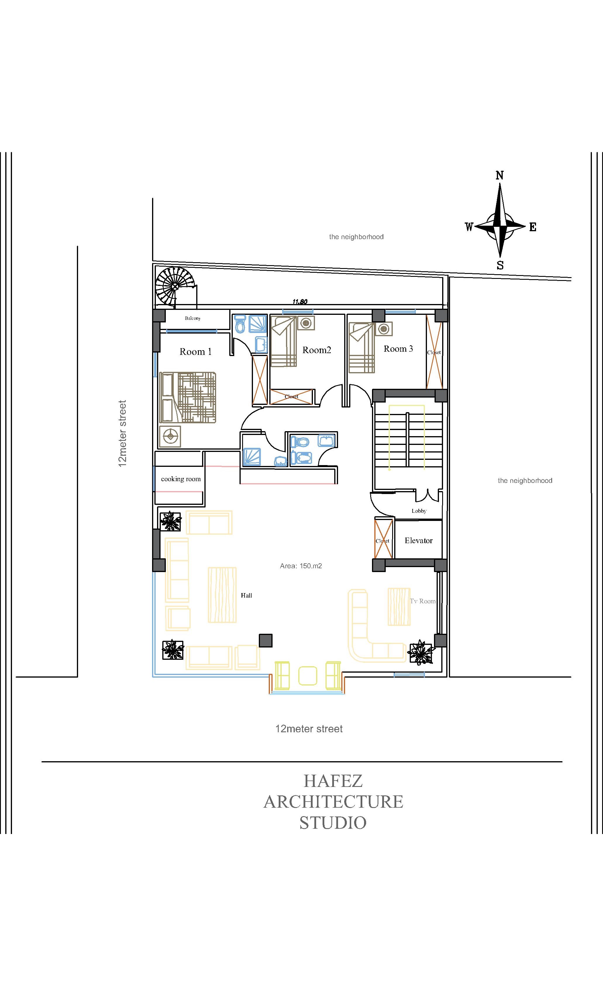 Mazda residential building floor 4